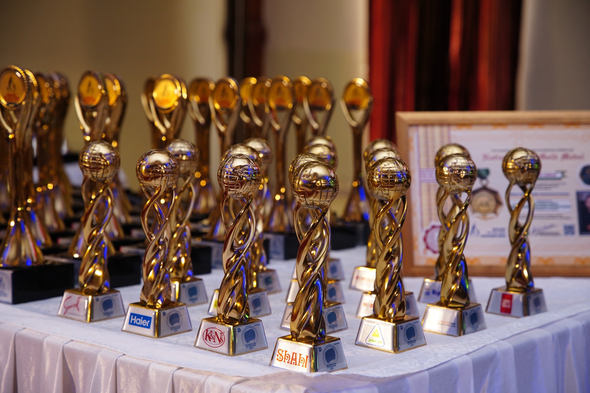 image of trophies