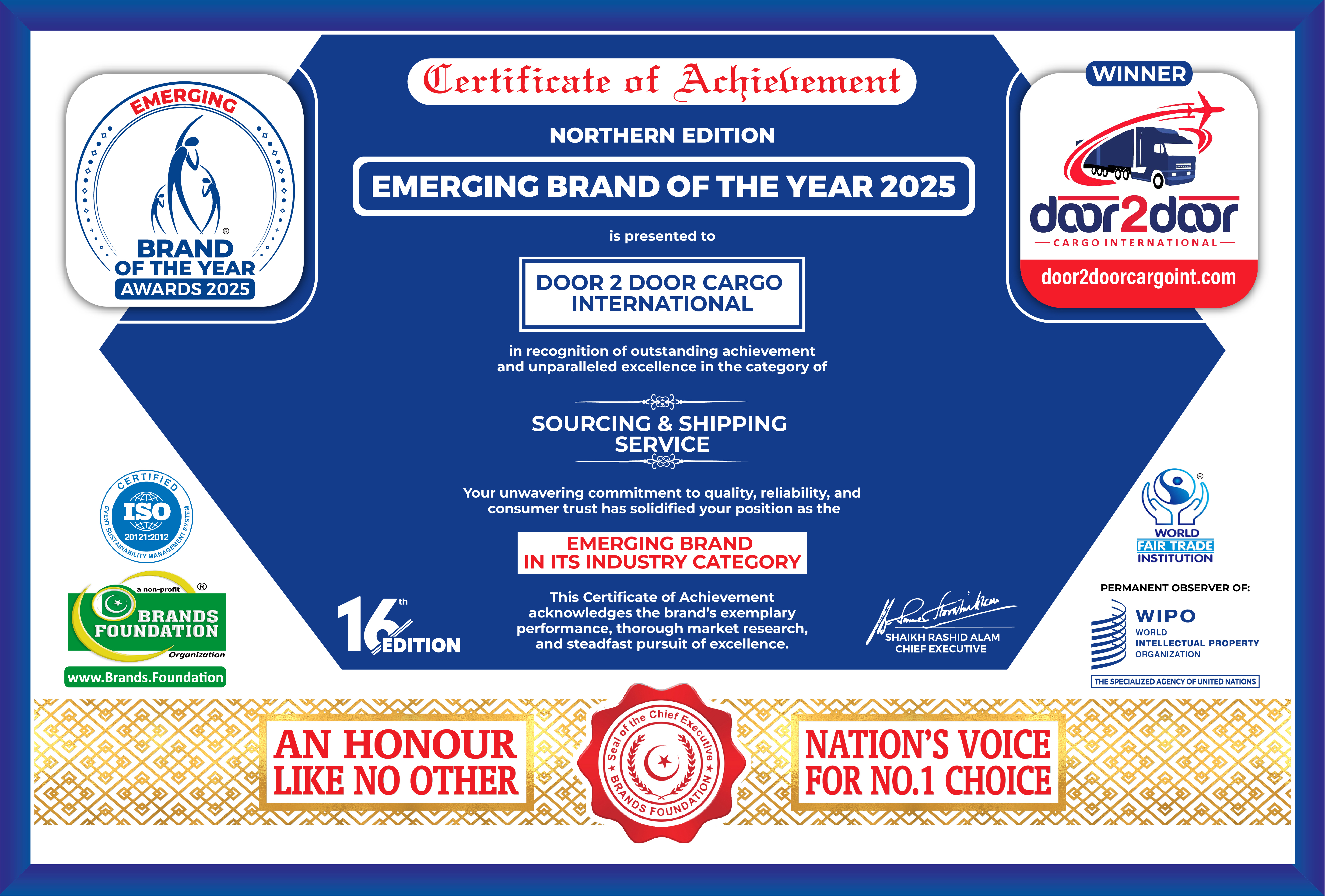 image of certificate