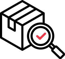detailed product inspection icon